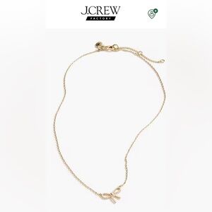 NWT J. Crew Factory Tiny Bow Pendant Necklace
